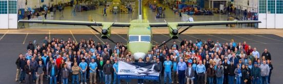 Сборка серийного SkyCourier завершена