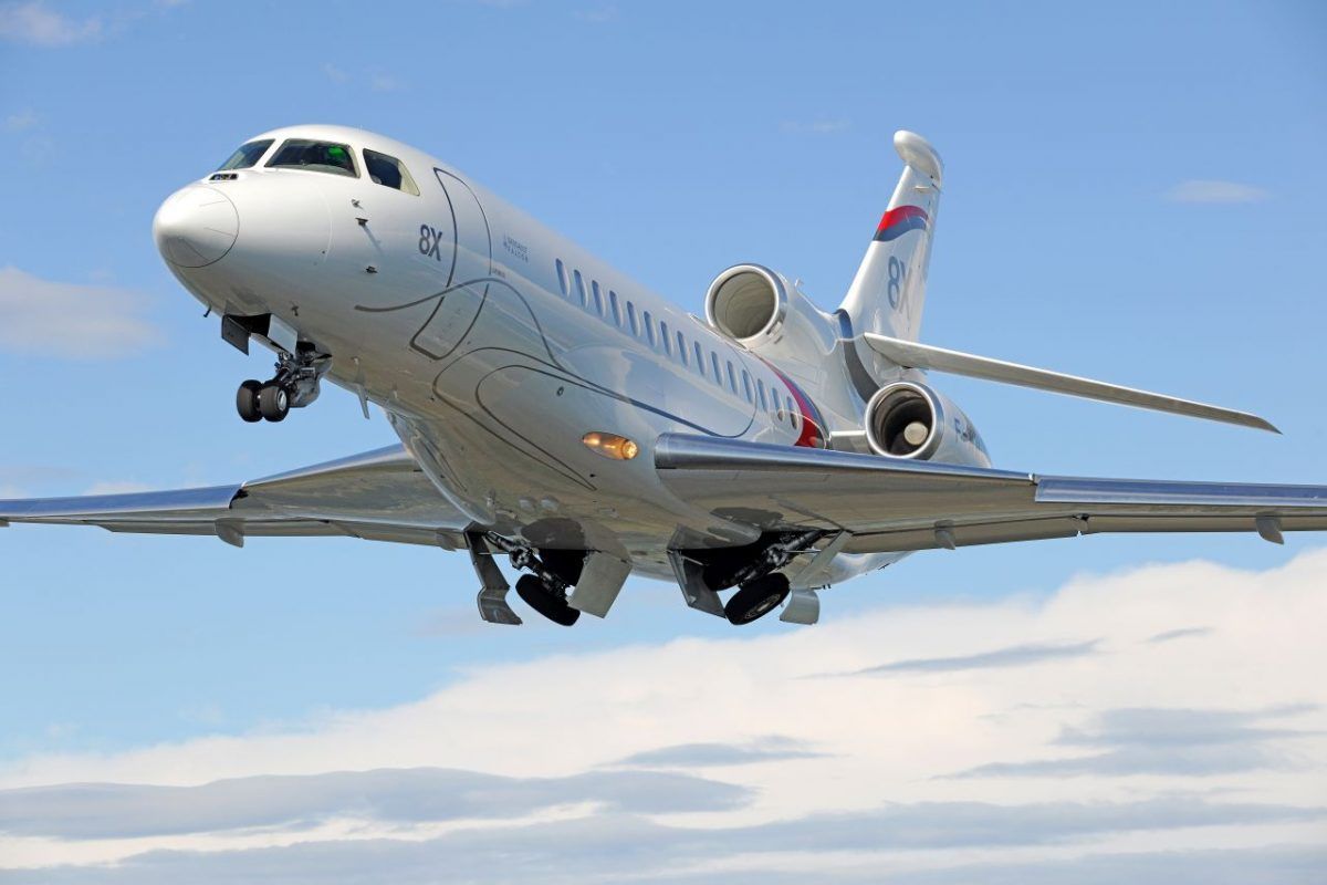 Falcon 8X представят на рынке Магриба и Ближнего Востока