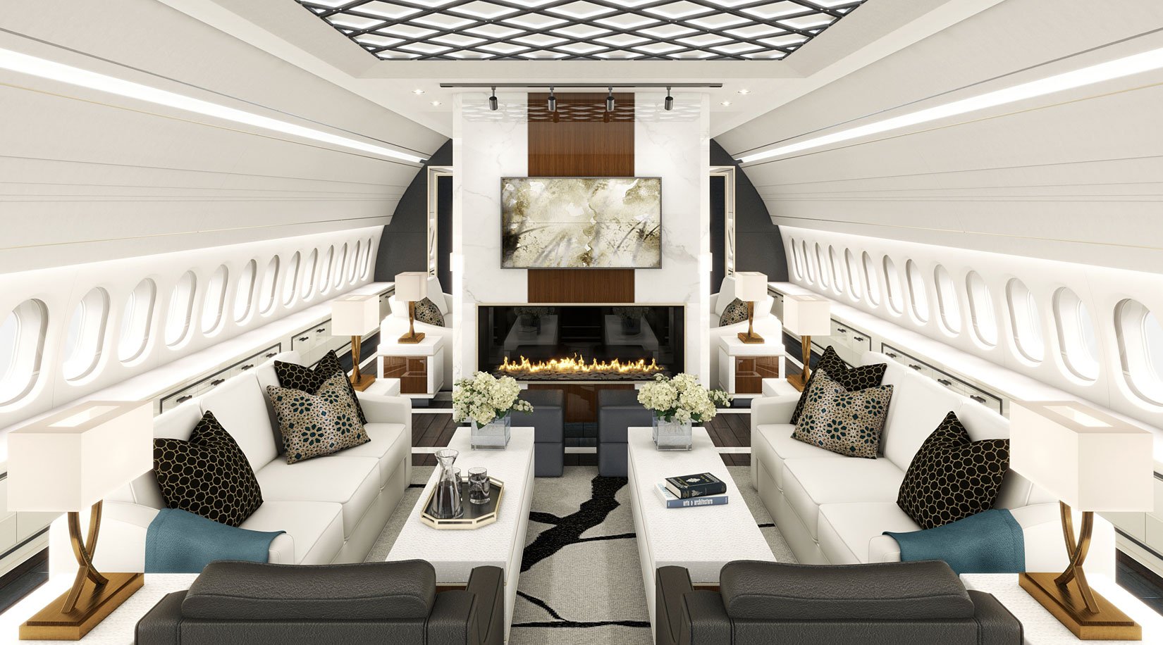 Натали Родригез разработала концепт салона для BBJ DreamLiner