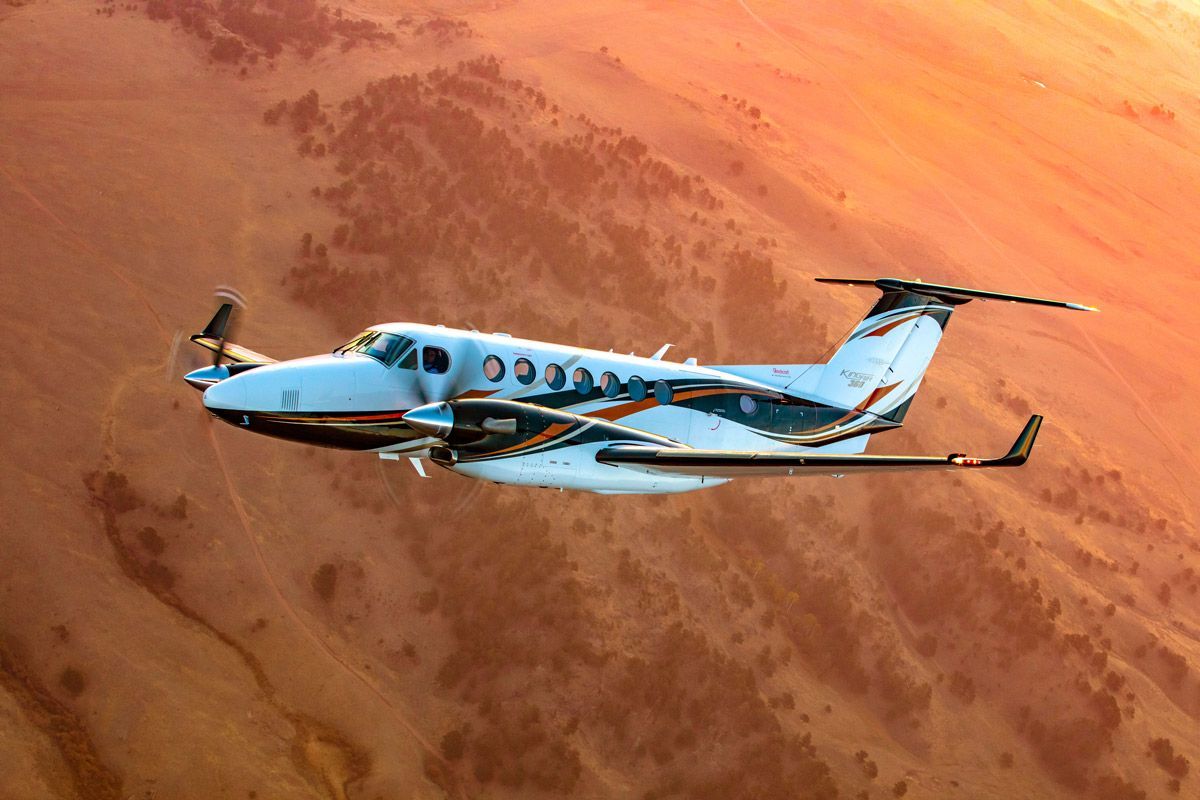 Beechcraft King Air 360 модернизировал систему кондиционирования в салоне