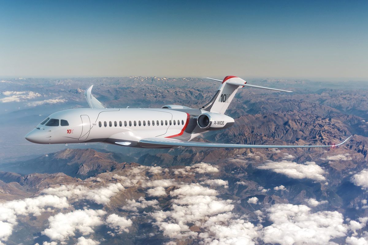 В Dassault отчитались о выполнении проекта Falcon 10X