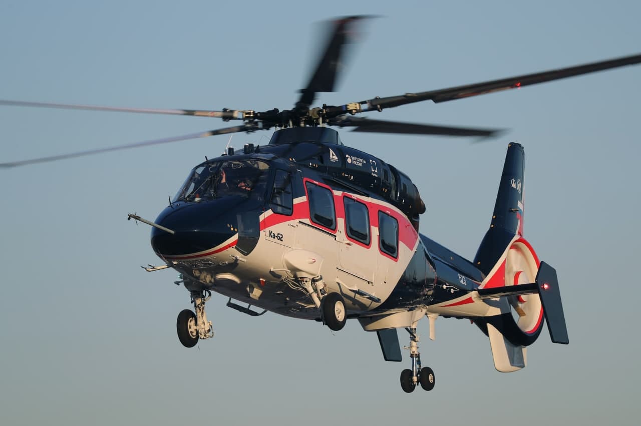 Российские авиавласти выдали сертификат на эксплуатацию Ка-62